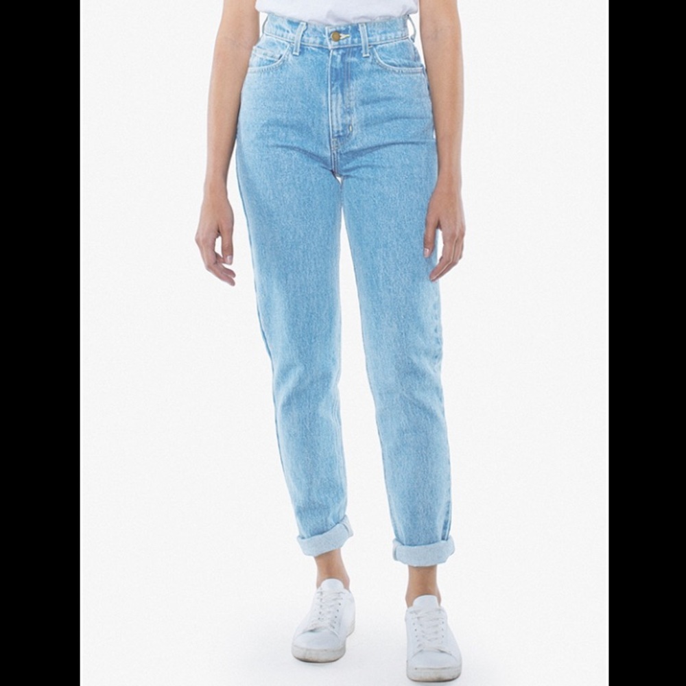 American Apparel light washed denim new with tags